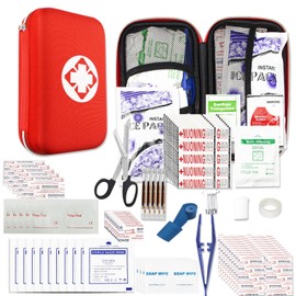 Car-First Aid-Kit Travel-Emergency Home-Essential - 274Pcs First Aid Kits Refill Supplies for Business First Aid Kit for College Dorm Student Boating Outdoor Adventure Emergency Necessities YIDERBO