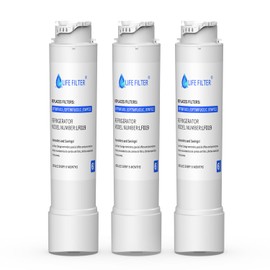 Lifefilter Water Filter Replacement, Compatible with Frigidaire EPTWFU01, EWF02, Pure Source Ultra II, 012505454226, 4562222, Pack of 3