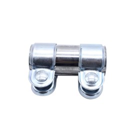 TAKPART Exhaust Pipe Clamp Pipe Connector Double Clamp Diameter 35 x 95 mm
