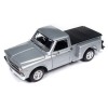 Auto World 1968 Chevy C10 Pickup Stepside Silver Poly 1:18