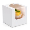 SUPERFA 24 Pack White Single Cupcake Boxes, Individual Cupcake Boxes
