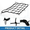A ABSOPRO Motorcycle Luggage Cargo Net 40x40cm Bungee Cargo Net