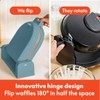 bella Flip-n-Store Waffle Maker with EverGood™ Ceramic Nonstick Coating, Fits-anywhere™