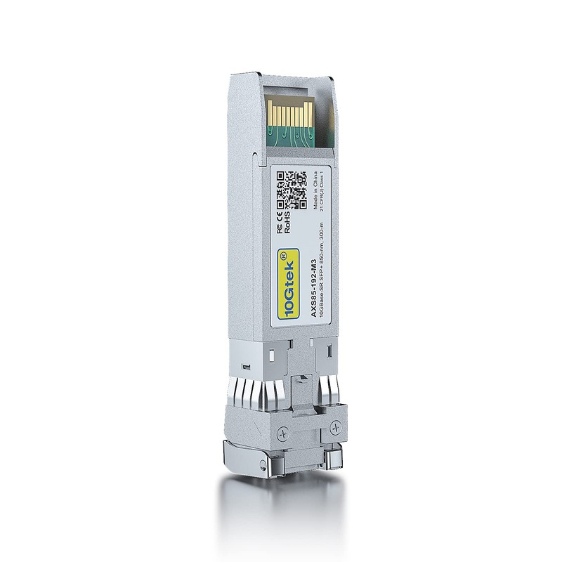 10GBase-SR SFP+ Module, 10G 850nm MMF, Up to 300m, Optical