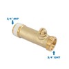 HYDRO MASTER 3/4" MIP x MHT Brass Water Heater Drain