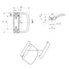 MS Beschläge® Plastic Balcony/Patio Door Handle in Various Colours