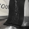 Proxima Direct Bar Mat, 12" x 6" PVC Black Drink