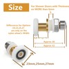 LESOLEIL Shower Door Roller Runner Wheel Diameter23mm
