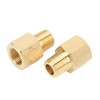 6PCs Brass Pipe Fitting Adapter 1/8 BSPT Female NPT Vehicle