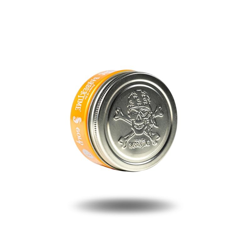 BARBERTIME Hair Styling Gold Pomade Wax | Gel Wax Pomade