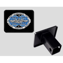 DEEP FAST SILENT DEADLY DFSD SUBMARINE NAVY TRAILER HITCH COVER MADE IN USA
