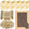 MINGZE 40mm Picture Hangers, 50 Pack Sawtooth Picture Frame Hanging