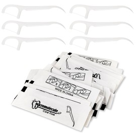 80 Count Dental Flossers Individually Wrapped - Perfect for Adults & Kids, Travel-Friendly Dental Picks for Teeth Cleaning and Plaque Removal
