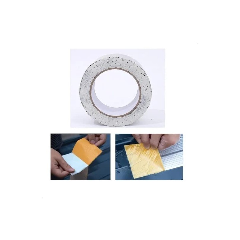 Cinta Impermeable Adhesiva Gris Resistente Sellador Fugas 10cm*5m