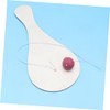 NUOBESTY 2pcs Racket Painting Paddle with Ball Attached Beach Paddle