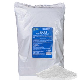 Supply Solutions Calcium Nitrate 15.5-0-0 + 19% Ca | Fast-Acting Water Soluble Fertilizer Prevents Blossom End Rot - Boosts Growth & Yield for Vegetables, Fruit, Gardens & Hydroponics (50 Pounds)