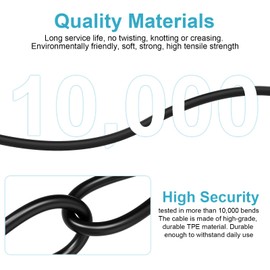 Zosvoses 3.5 mm TRS to TRRRS Audio Cable Replacement Headphone Cable Compatible with SteelSeries Arctis Nova Pro, Nova 7, Nova 7X, Nova 1, Nova 1P, Nova 1X Headset