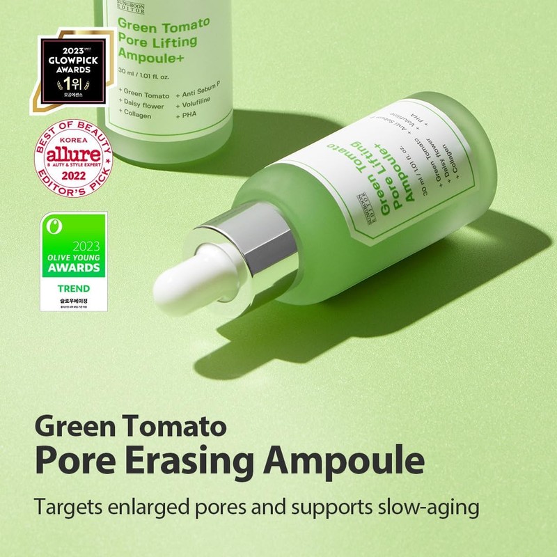 Sungboon Editor Ampolleta Green Tomato Pore Lifting Ampoule de 30ml