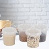 Yesdate 10 Pack 27 oz Round Deli Containers with Lids,