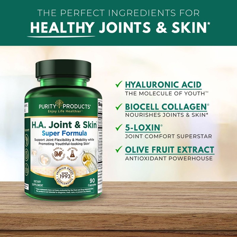 Purity Products H.A. Joint and Skin Super Formula Biocell Collagen