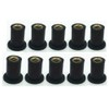 10 x M4/M5/M6 Motorcycle Windscreen Nuts, Rubber Nuts, Motorcycle Windscreen