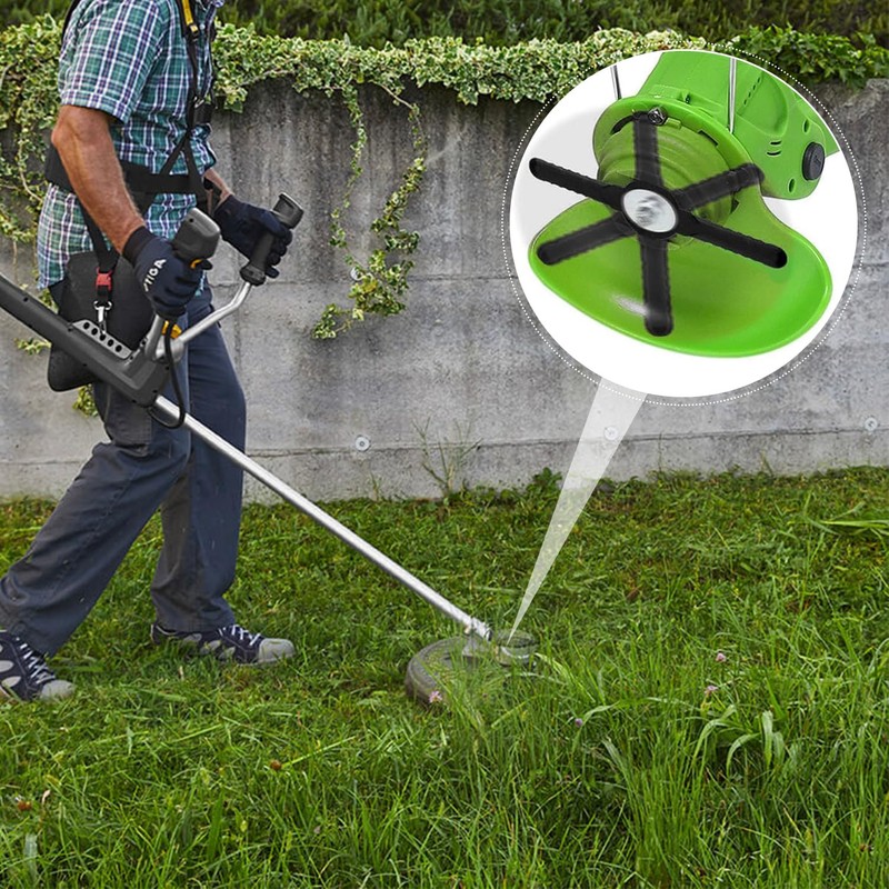 ZEACCT 50-Piece Replacement Trimmer Blades for Cordless Grass Trimmers, Durable