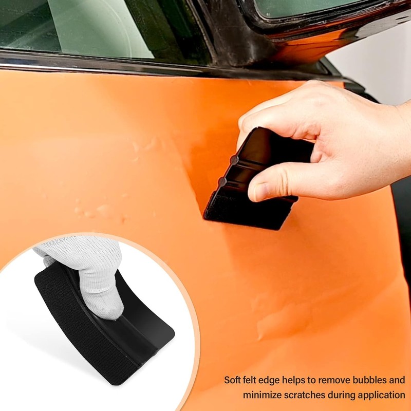 Car Window Tinking Kits, Felt Squeegee, Craft Knife, Micro Squeegee,