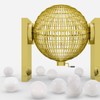 Operitacx Bingo Balls, 40mm Hollow Raffle Balls, Mini Plastic Ball