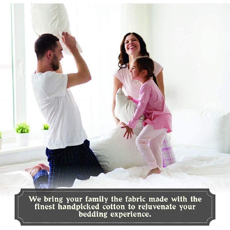 Comfort Beddings Heavy Quality Top Bed Sheets 100% Cotton Blend