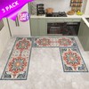 New Kitchen Rug Sets w/ Runner Non Slip Kitchen Rugs