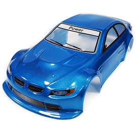 SANTAIZI 1/10 Scale E92 Style RC Body Shell Replacement for Drift Racing Touring On-Road Car Width 200mm with Decal Sheet (Blue)