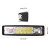 iMounTEK 48W 5000lm LED Light Bar IP67 Fog Light Spot