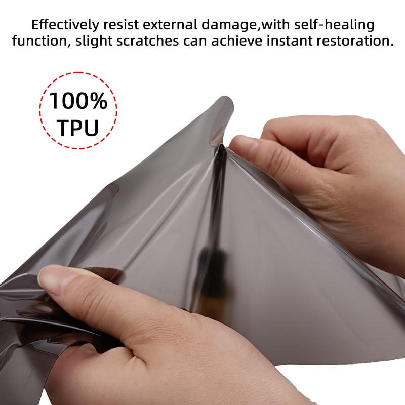 Agulier Compatible with 20% Dark Smoke Headlight Vinyl Tint Film