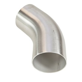 Ramair Filters EX316-76-15D-45 45 Degree Mandrel 1.5D 316 Stainless Steel Exhaust Bend Pipe Tube, 76 mm