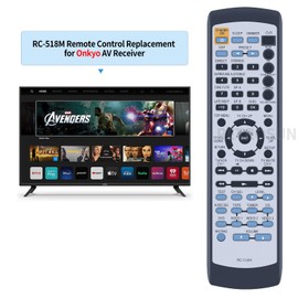 New RC-518M Replacement Remote Control for Onkyo AV Receiver XNR3007 HTR410 HTR420 HTR510 TXNR501 HT5760 HTS760 TXNR5007 TXSR201 TXSR501 TXSR502 TXNR901
