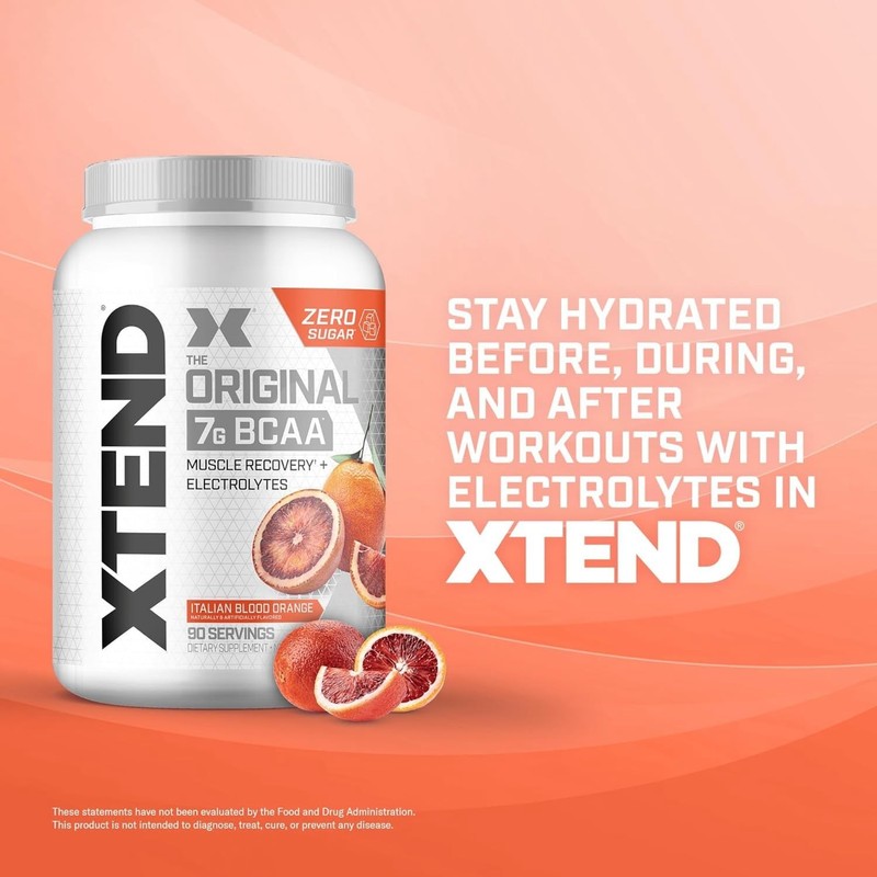 Xtend Original BCAA Powder 7g BCAA and 2.5g L-Glutamine, Sugar