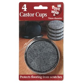 4 Castor Cups