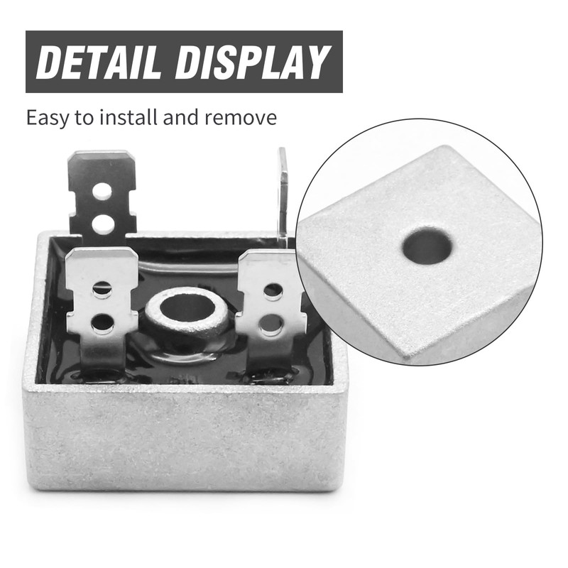 Hoypeyfiy KBPC-2510 3PCS 25A 1000V Rectifier Suitable for Power Adapters,