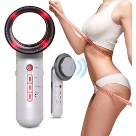 6 in 1 Burn Fat Machine for Belly Stomach Lose Fat Massager for Body Sliming with Blue and Red Light Beauty Device