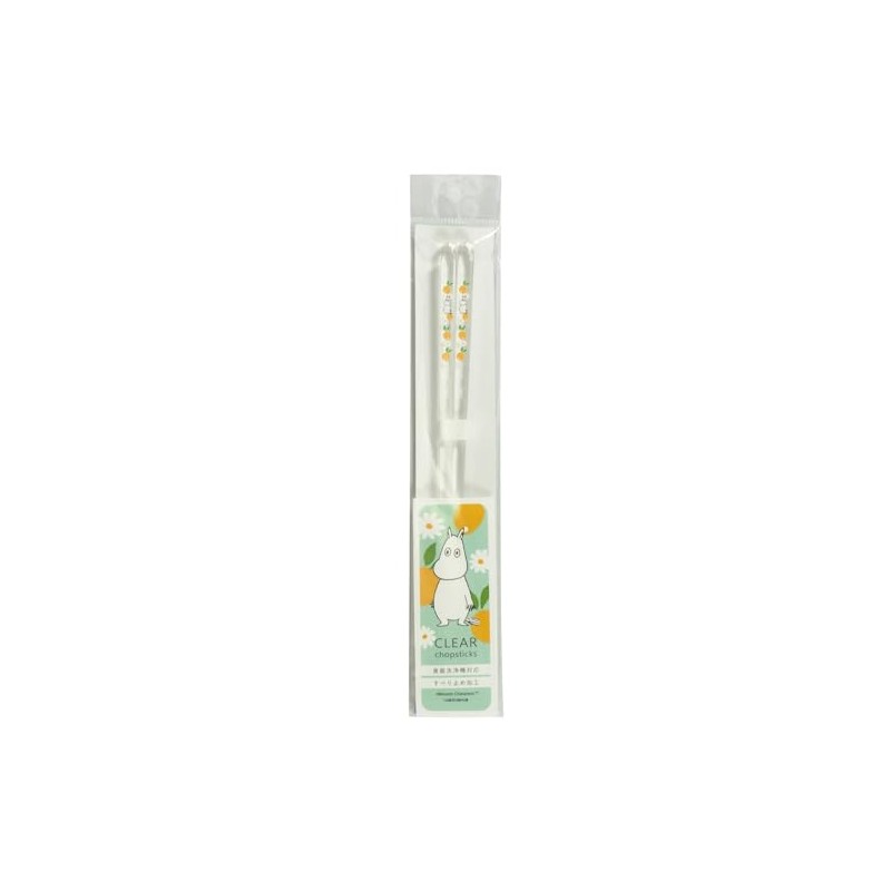 Moomin MM8101-840 Chopsticks, Clear Chopsticks, Dishwasher Safe, 9.1 inches (23