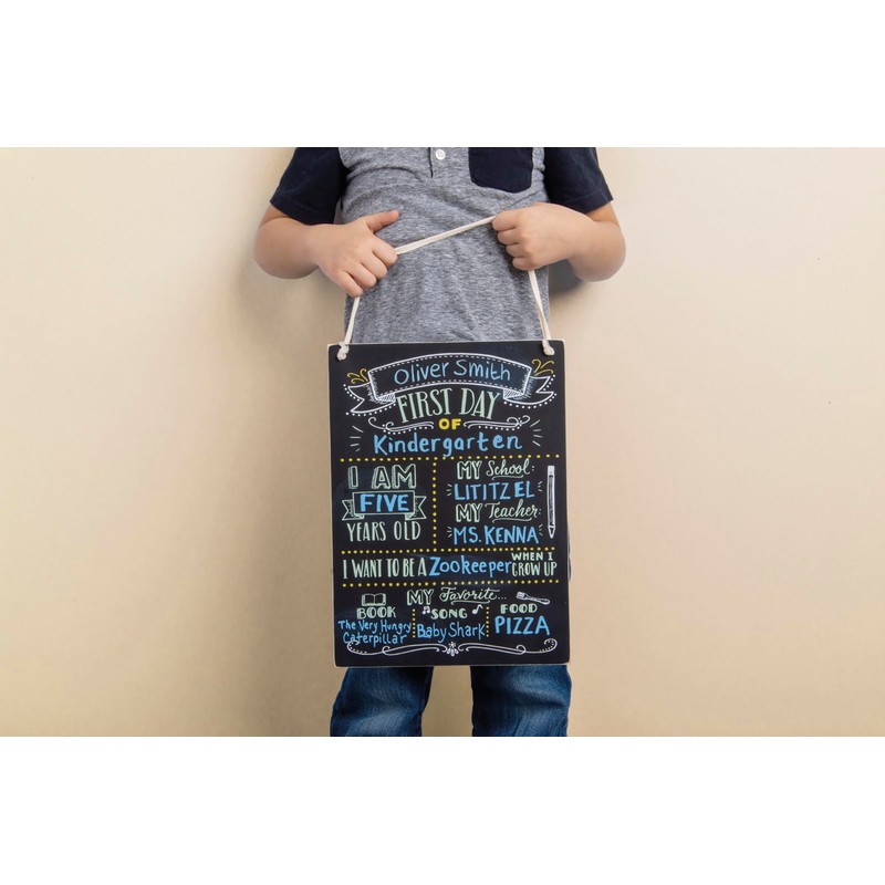 Primitives by Kathy Kids Milestone Chalkboard Sign, 9.5" x 13",