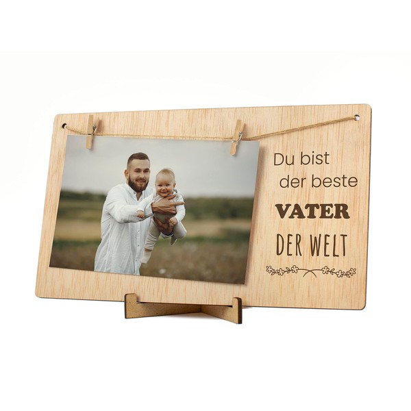 CONTRAXT Gifts Photo Frame for Father Father's Day Details Ideas