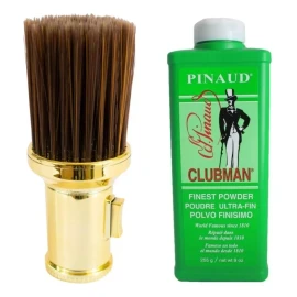 BARBER PRO Y  CLUBMAN Bledo Dorado Barber Estético + Talco Clubman Ultra Fino