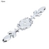10pcs Zinc Alloy Cabinet Handle Back Plate Retro Style Single
