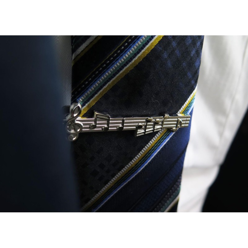 SWANK T0142 Tie Bar for Sheet Music, Resin, No Gemstone