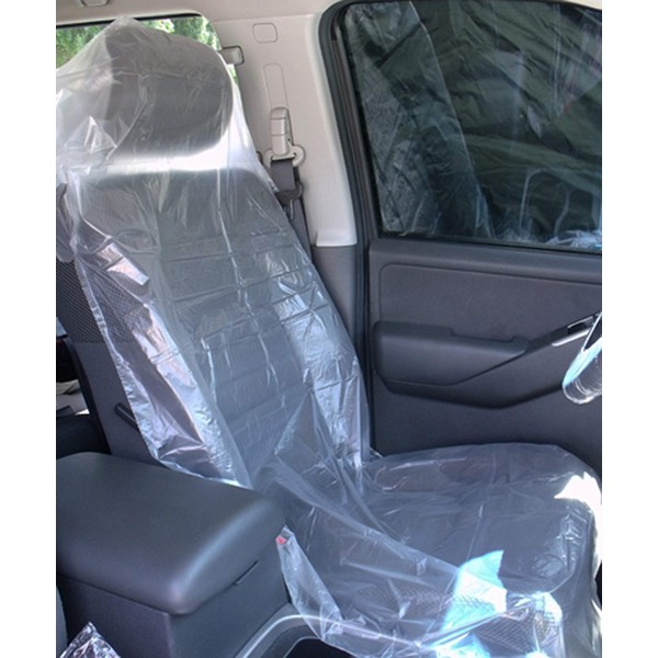CarBowz Disposable Plastic Economy Seat Protector Pack of 200 Vehicle