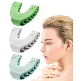 KGDUYC Jawline Trainer, 3 Pieces Jaw Trainer, Jaw Trainer for Men and Women, Jaw Exerciser, Double Chin Remover, Jawline Exerciser, for Face, Mouth, Improvement of Jaw Line