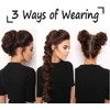 Tousled Hair Updo Hair Bun for Women 100% Human Hair
