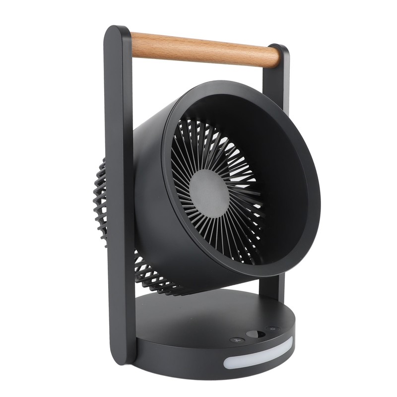 USB Desk Fan with Night Light 5 Speeds Quiet Portable