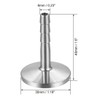 sourcing map Stainless Steel 304 KF16 Flange to 6mm Rubber